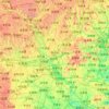 Suining topographic map, elevation, terrain