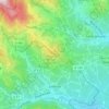 Juliénas topographic map, elevation, terrain