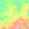 Santo Antônio do Paraíso topographic map, elevation, terrain