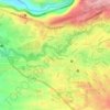 Los Corales topographic map, elevation, terrain