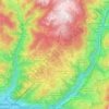 Renon topographic map, elevation, terrain