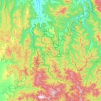Cheshunt topographic map, elevation, terrain