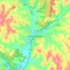 Hurstbridge topographic map, elevation, terrain