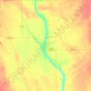 Sanborn County topographic map, elevation, terrain