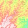 Veredas topographic map, elevation, terrain