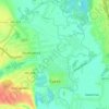 Sudzha topographic map, elevation, terrain