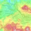 West Bandung topographic map, elevation, terrain