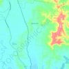 Backmede topographic map, elevation, terrain