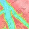 Le Bec-Hellouin topographic map, elevation, terrain
