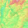 La Sarre topographic map, elevation, terrain