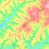 Tamboara topographic map, elevation, terrain