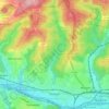 Burbach topographic map, elevation, terrain