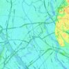 Katsushika topographic map, elevation, terrain