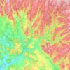 Rodach topographic map, elevation, terrain