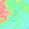 Paulo Frontin topographic map, elevation, terrain
