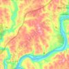 South Buffalo Township topographic map, elevation, terrain