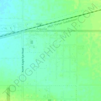 Aguila topographic map, elevation, terrain
