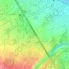 Batino topographic map, elevation, terrain