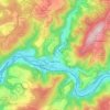 Bad Ems topographic map, elevation, terrain