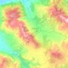 Karacasu topographic map, elevation, terrain