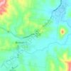 Boonah topographic map, elevation, terrain