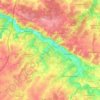 Bellevigne-en-Layon topographic map, elevation, terrain