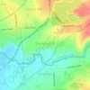 Dernancourt topographic map, elevation, terrain