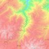 Ollachea topographic map, elevation, terrain