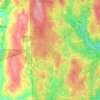 Foster topographic map, elevation, terrain