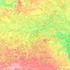 Pripyat River topographic map, elevation, terrain