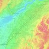 Centre-du-Québec topographic map, elevation, terrain