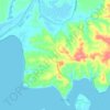 Metung topographic map, elevation, terrain