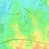 Woodcroft topographic map, elevation, terrain