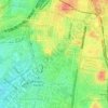 Waterloo topographic map, elevation, terrain