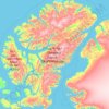 Ilha Ellesmere topographic map, elevation, terrain