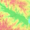 Grapevine Lake topographic map, elevation, terrain