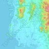 Perak River topographic map, elevation, terrain