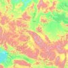 Yagra Township topographic map, elevation, terrain