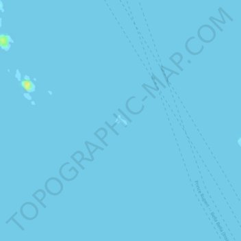 Bribery Islet topographic map, elevation, terrain