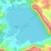 Lake Ōkareka topographic map, elevation, terrain