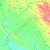 Kirkuk Governorate topographic map, elevation, terrain