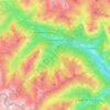 Pietraporzio topographic map, elevation, terrain