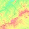 Dirceu Arcoverde topographic map, elevation, terrain