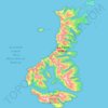 Auckland Islands topographic map, elevation, terrain