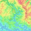 Lane Cove River topographic map, elevation, terrain
