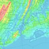 Nueva York topographic map, elevation, terrain
