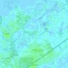 Clinge topographic map, elevation, terrain