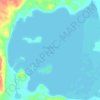 Redberry Lake topographic map, elevation, terrain