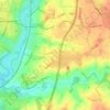 Sheering topographic map, elevation, terrain