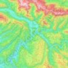 Tolmin topographic map, elevation, terrain